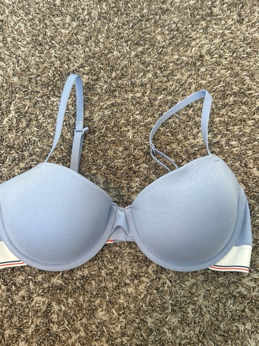 Light Blue T-Shirt push up Bra